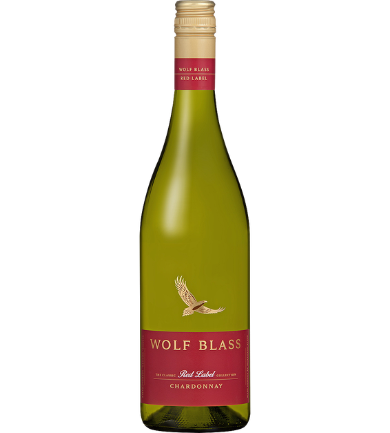 Box (6)  of Wolf Blass Red Label Chardonnay