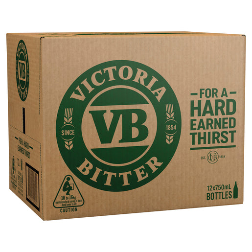 Victoria Bitter Long Neck 750ml x 12